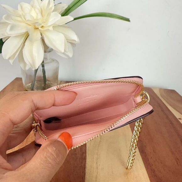 NWT Coach X Observed By Us Zip Card Case In Signature Canvas - Picture 5 of 6